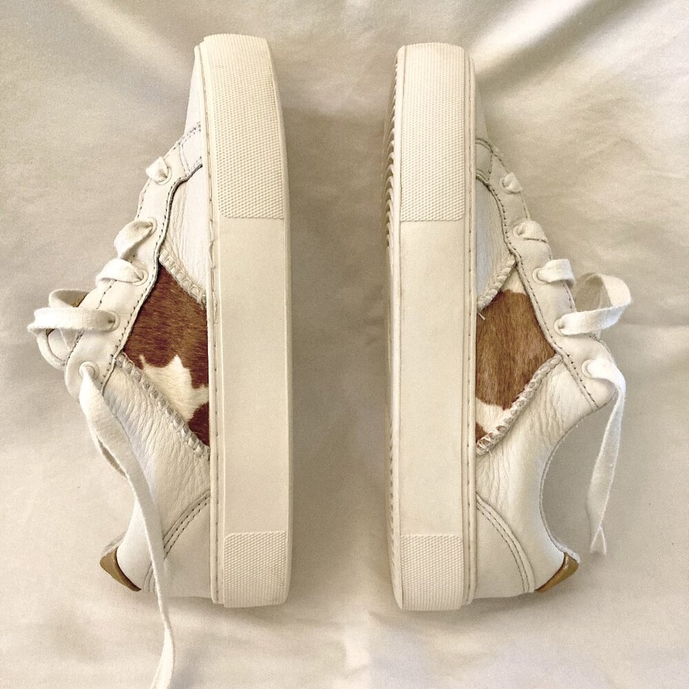 Great Condition, SZ 6, UGG, Dinale Cow Print Sneakers